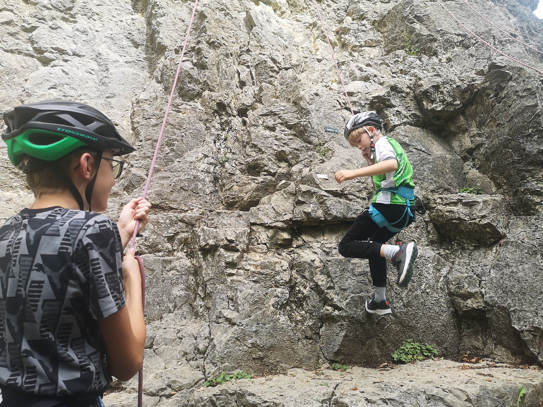 Klettererlebnis am Fels