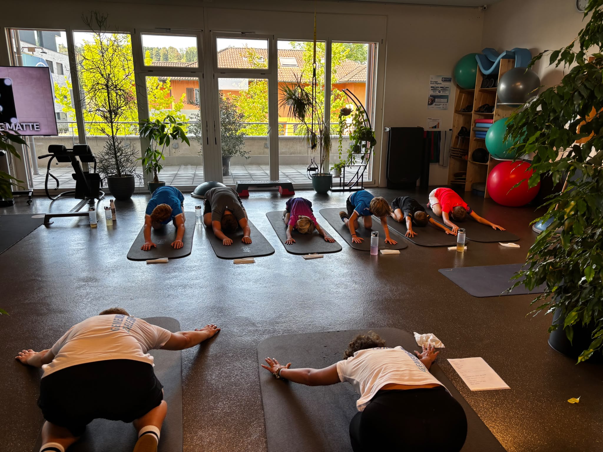 Training im Fitnessstudio