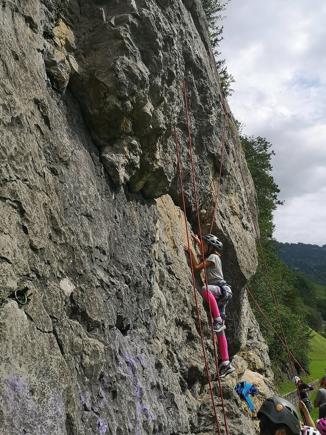 Klettererlebnis am Fels