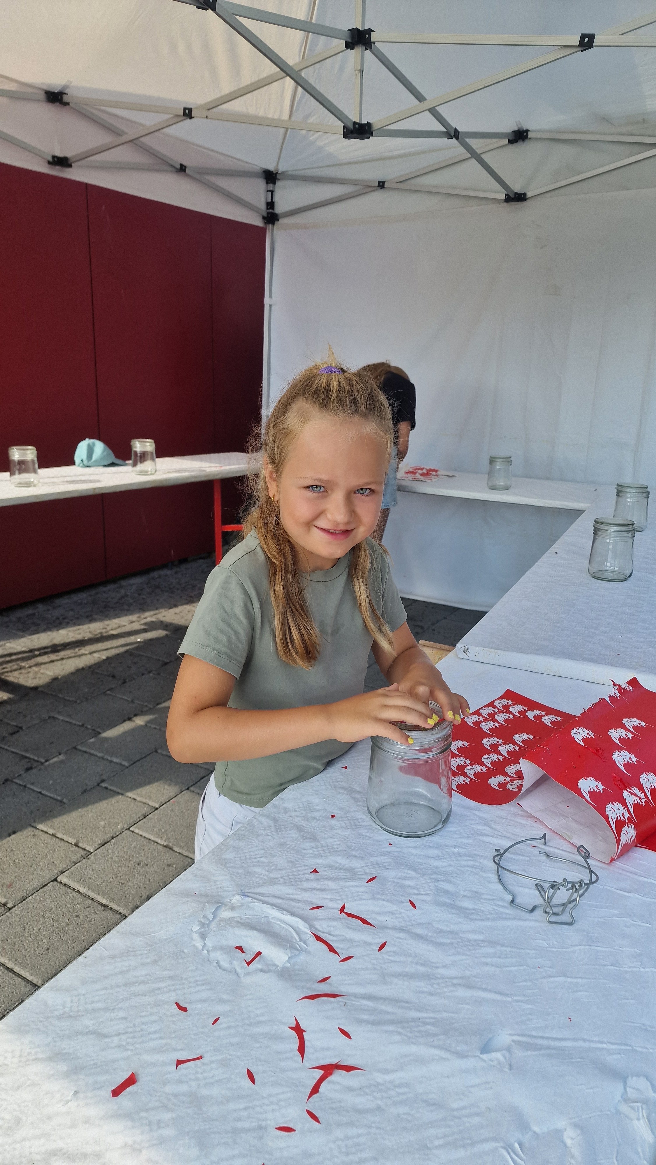 Einmachglas Sandstrahlen