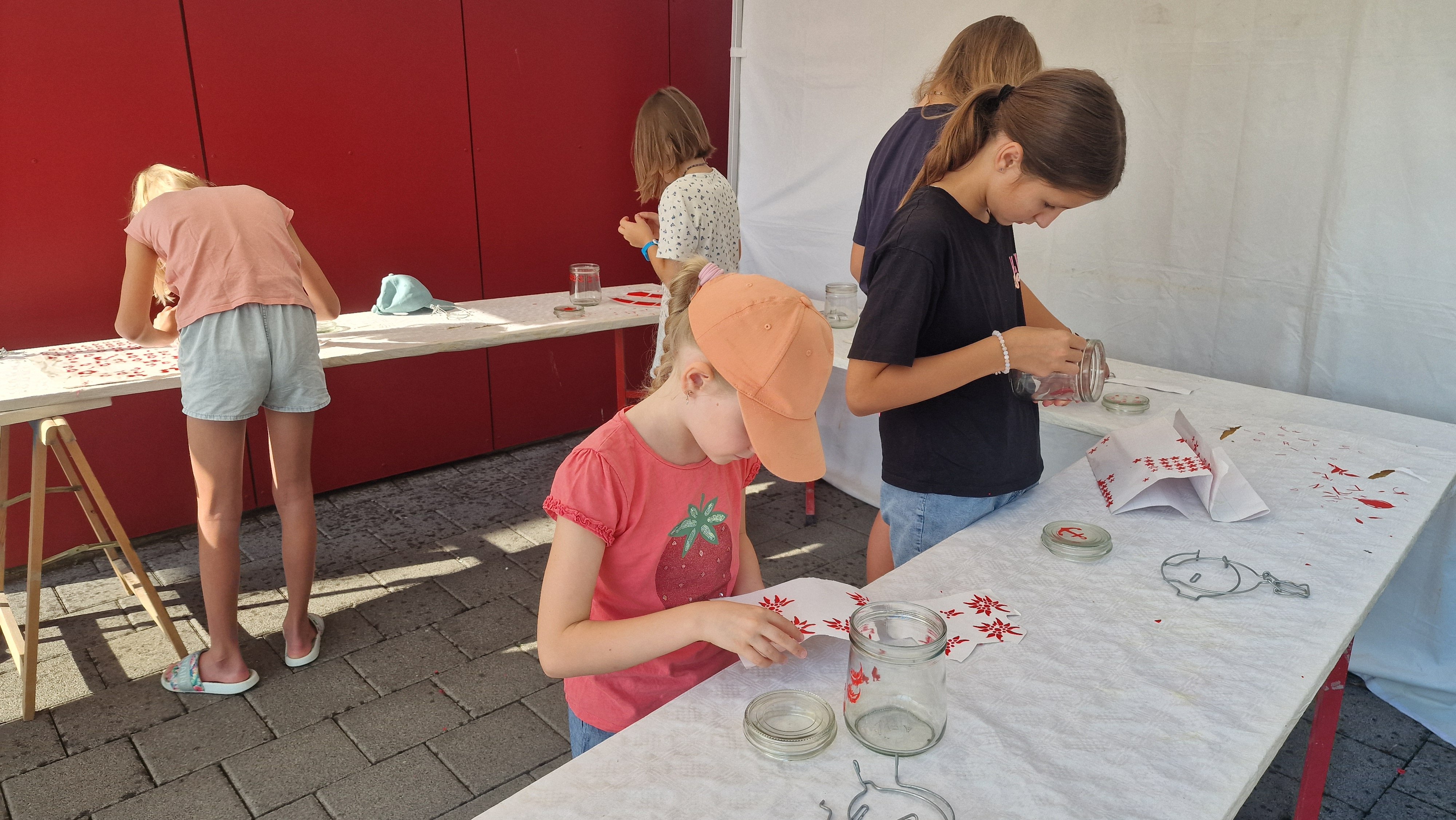 Einmachglas Sandstrahlen
