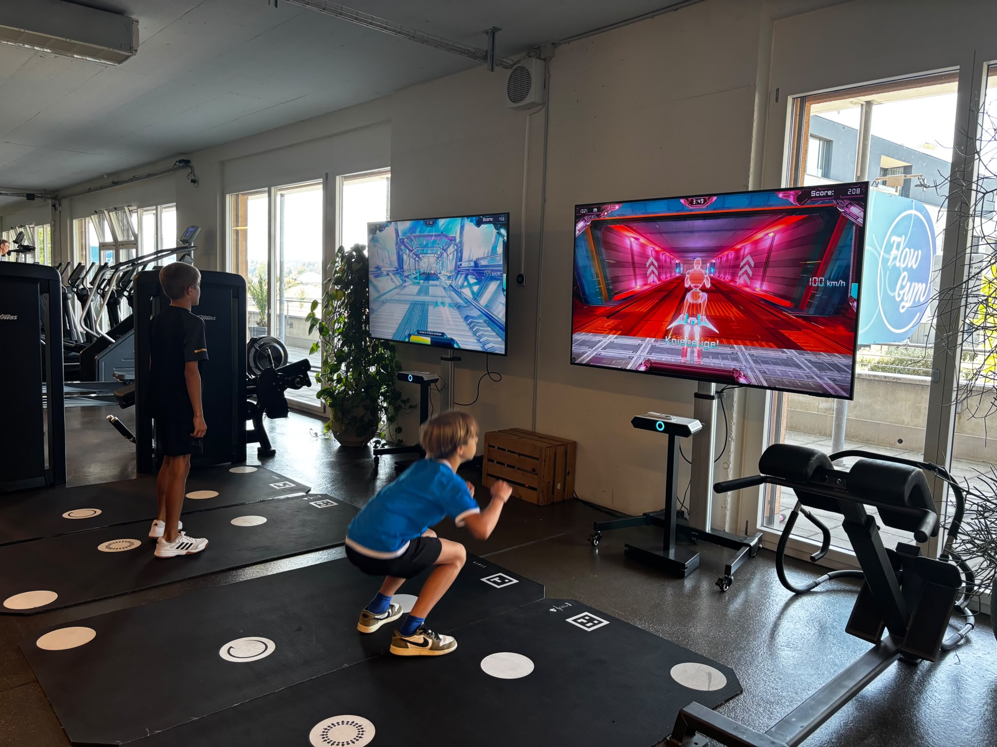 Training im Fitnessstudio