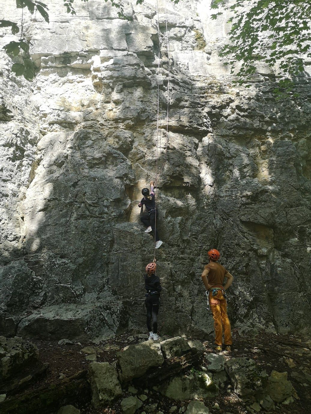 Klettererlebnis am Fels