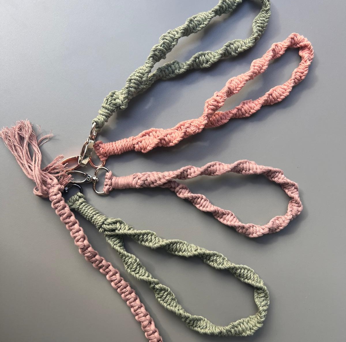 Makramee Schlüsselband