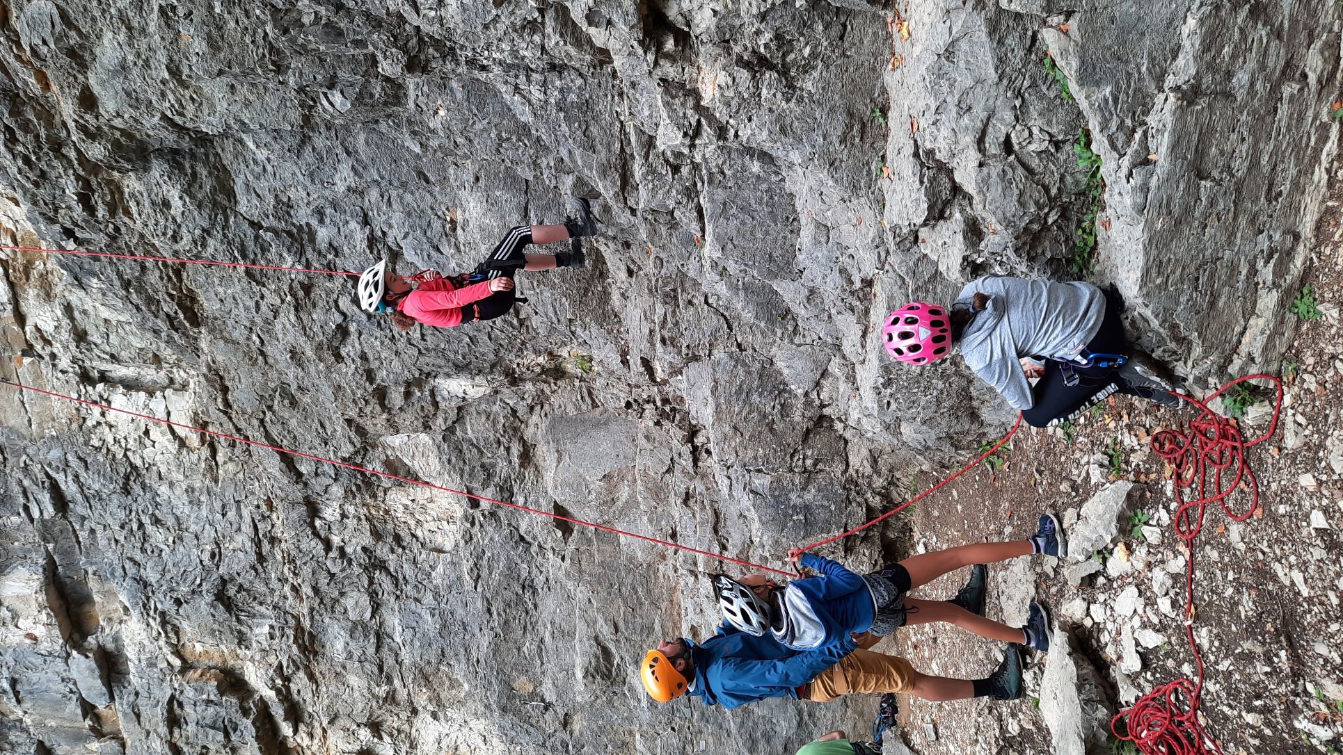 Klettererlebnis am Fels