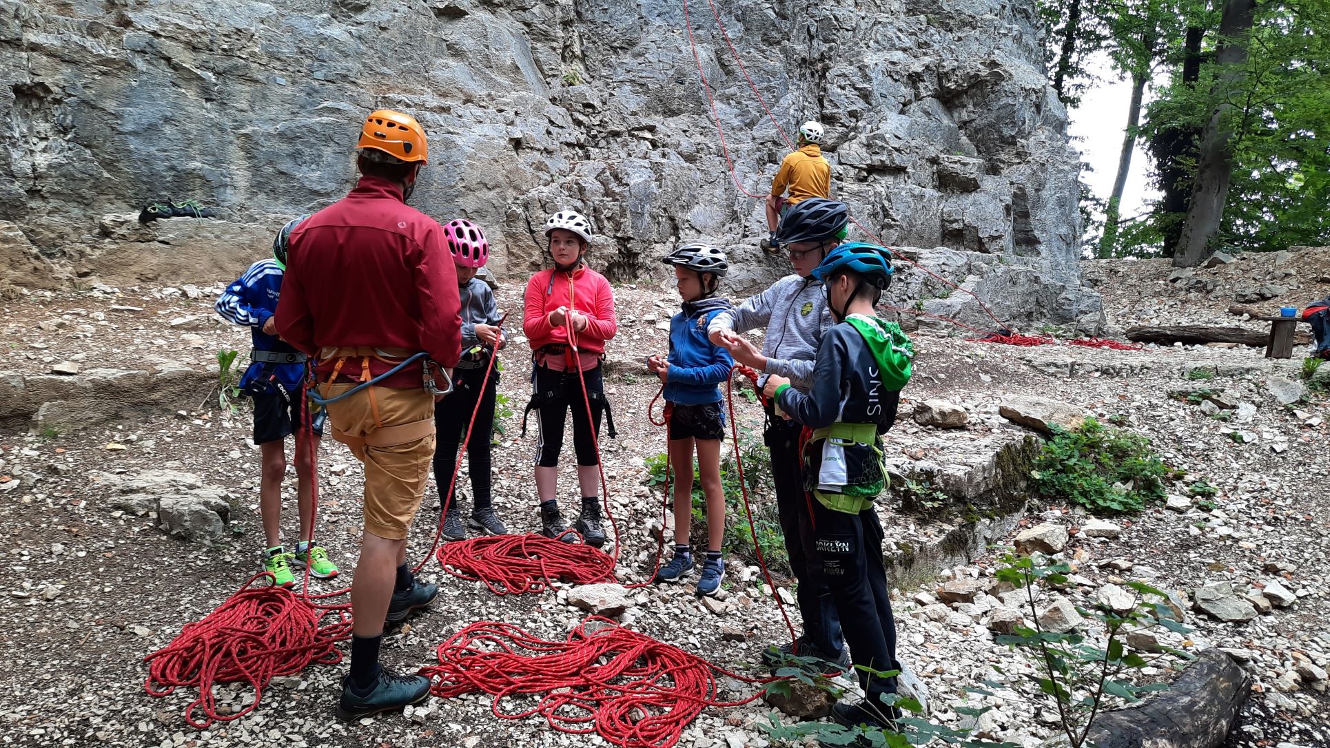 Klettererlebnis am Fels