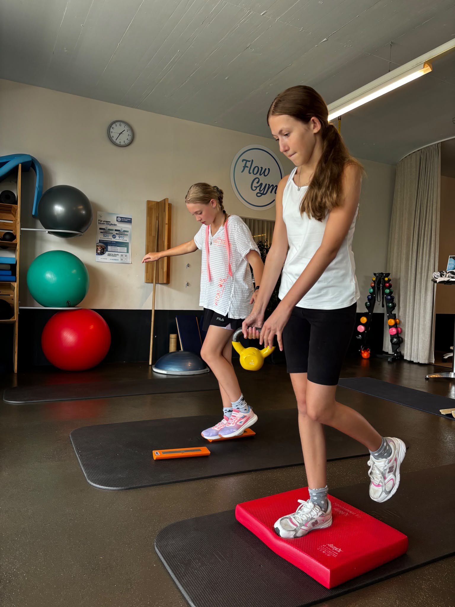 Training im Fitnessstudio