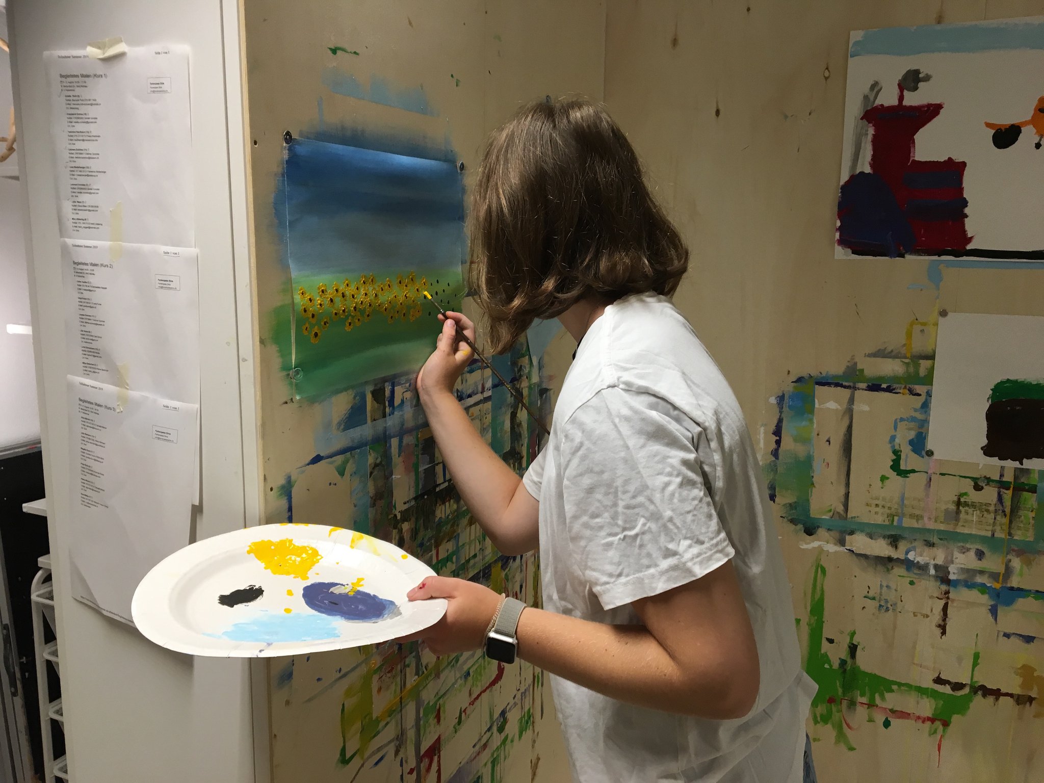 Begeitendes Malen