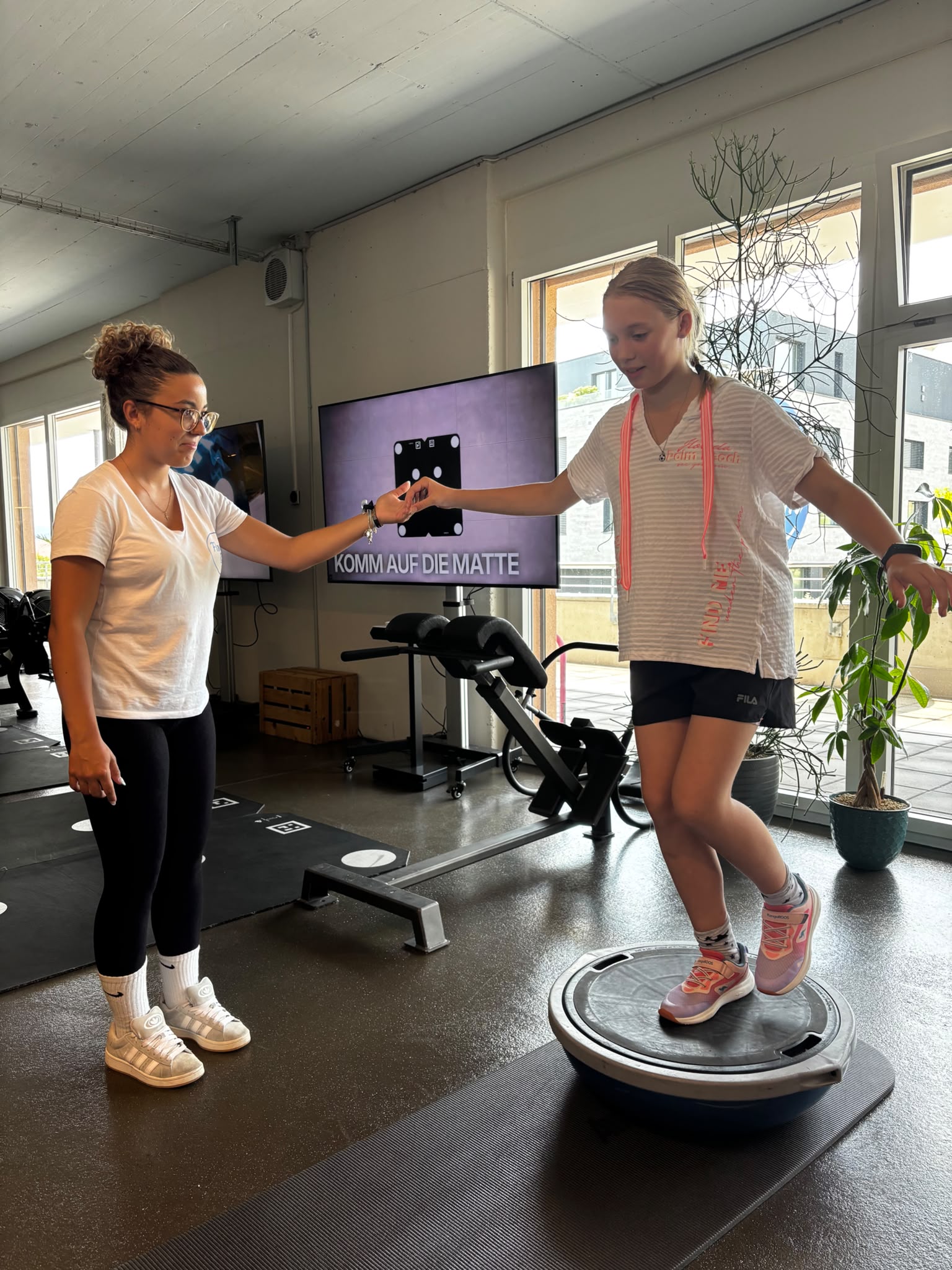 Training im Fitnessstudio