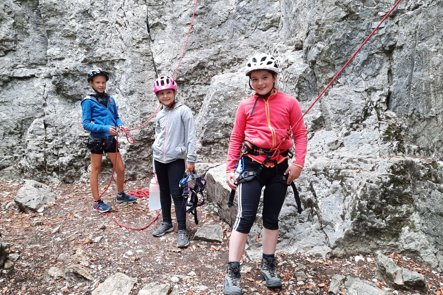 Klettererlebnis am Fels