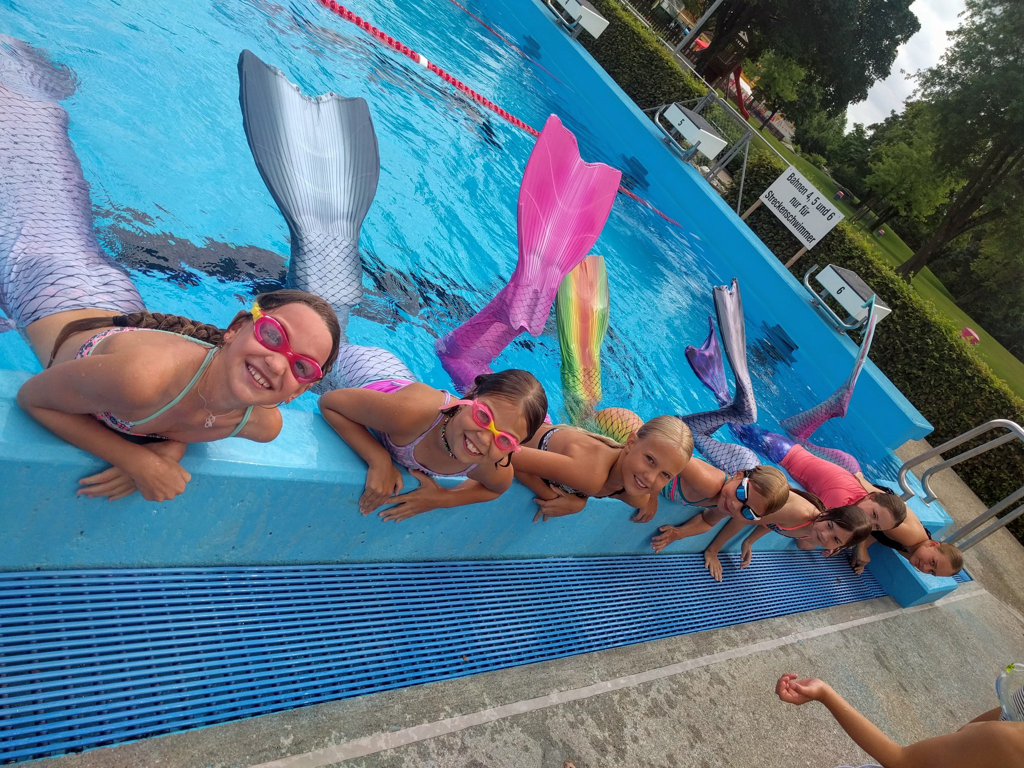 Meerjungfrauenschwimmen