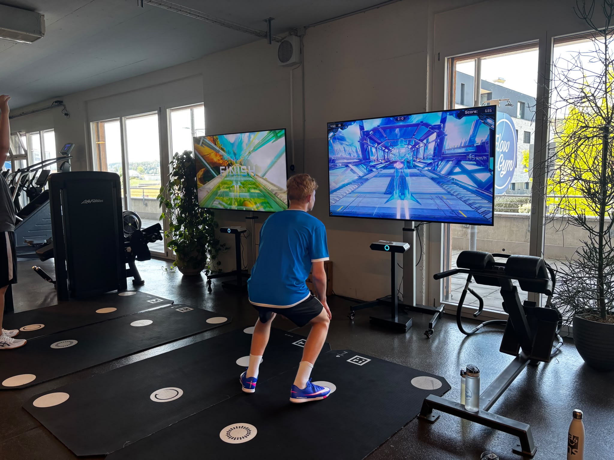 Training im Fitnessstudio