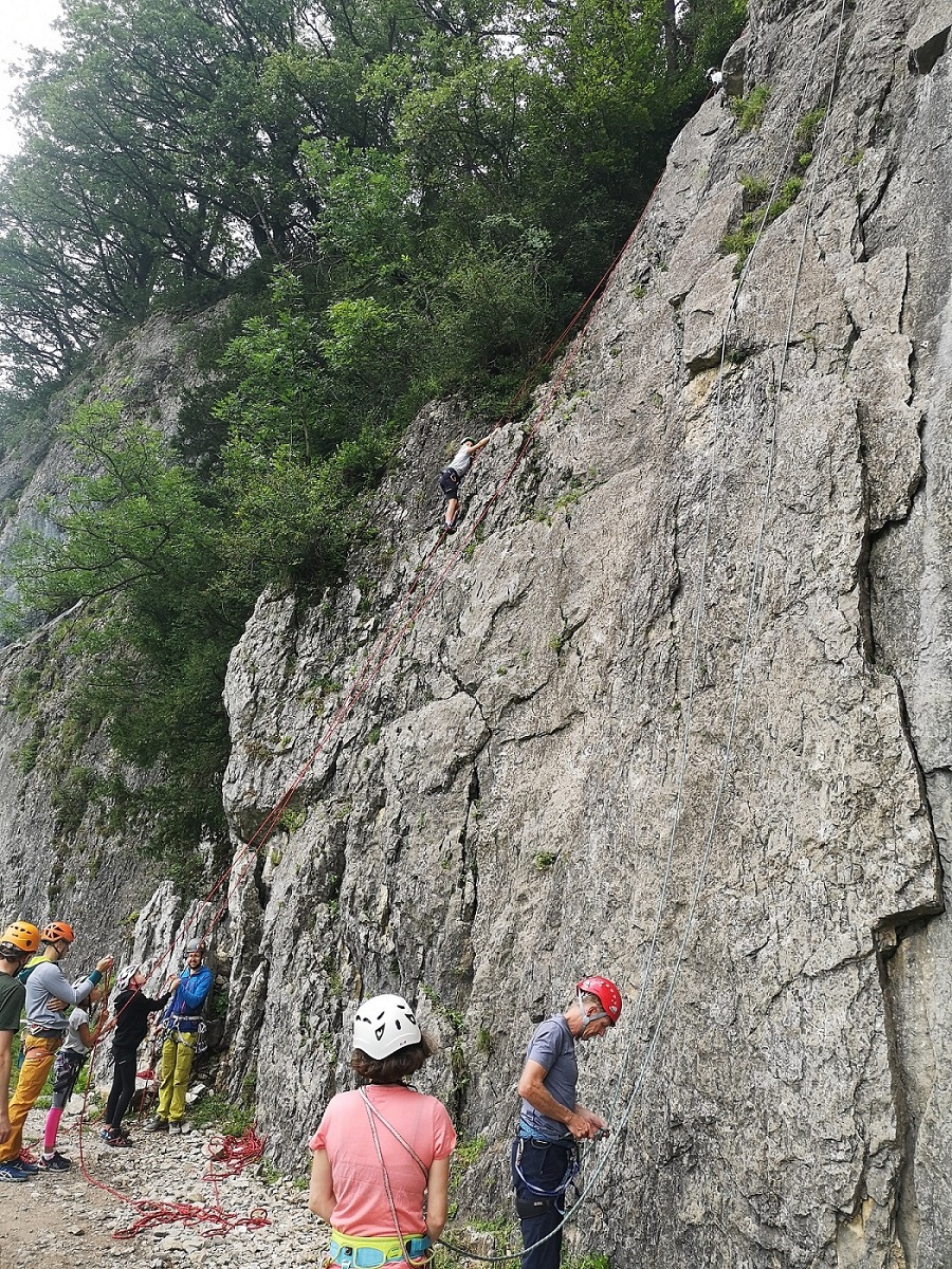 Klettererlebnis am Fels