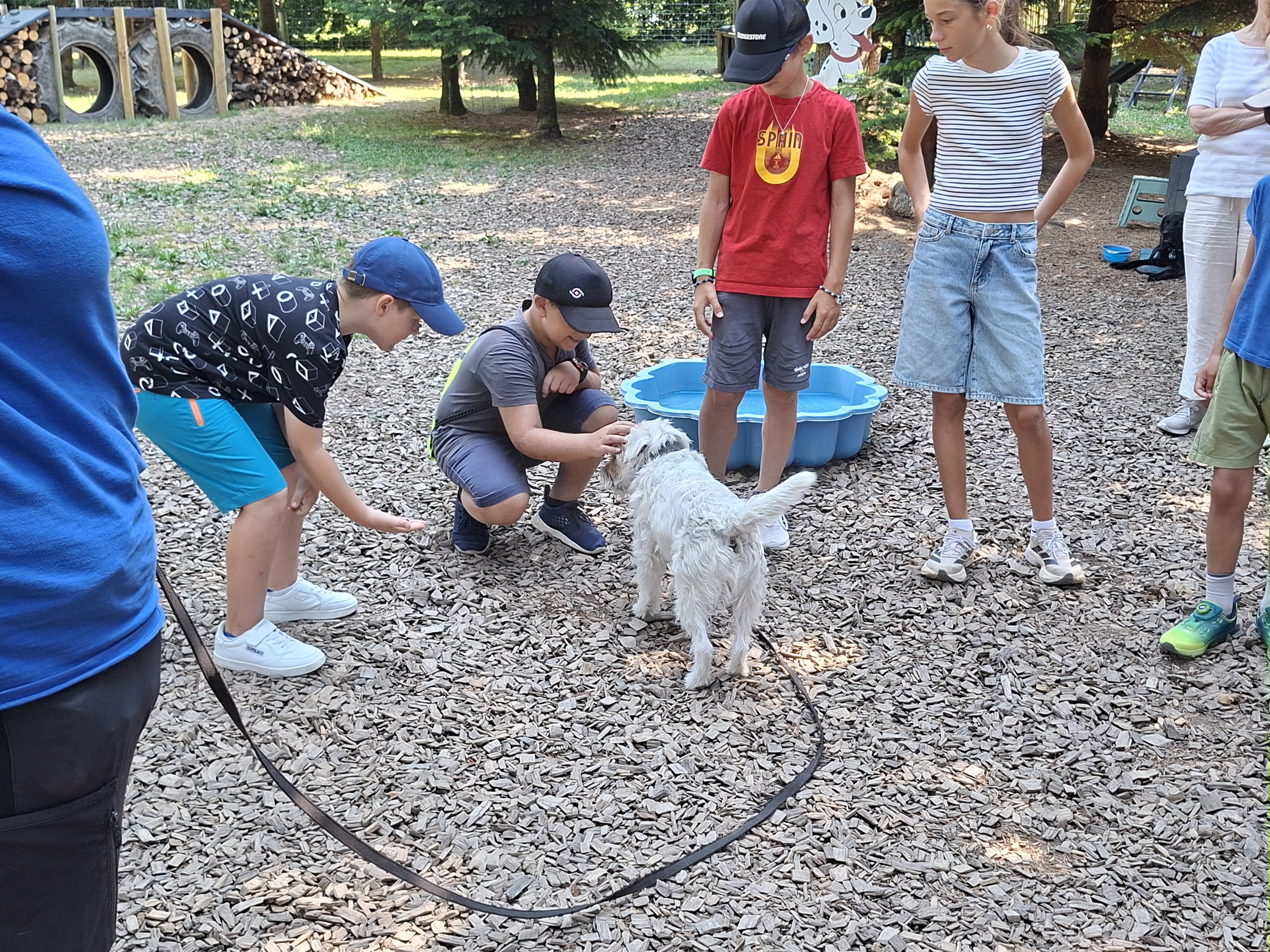 Kind und Hund
