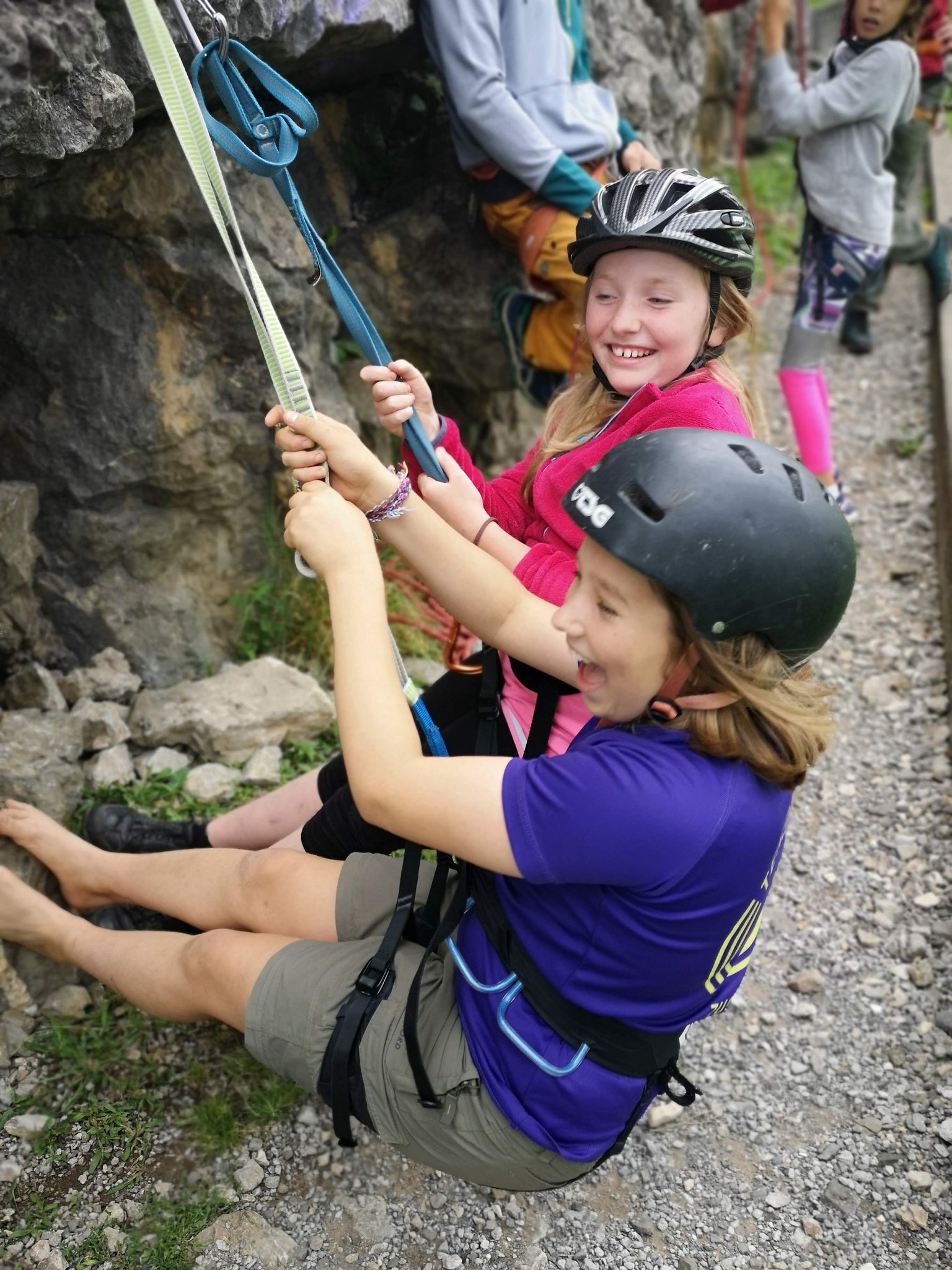 Klettererlebnis am Fels