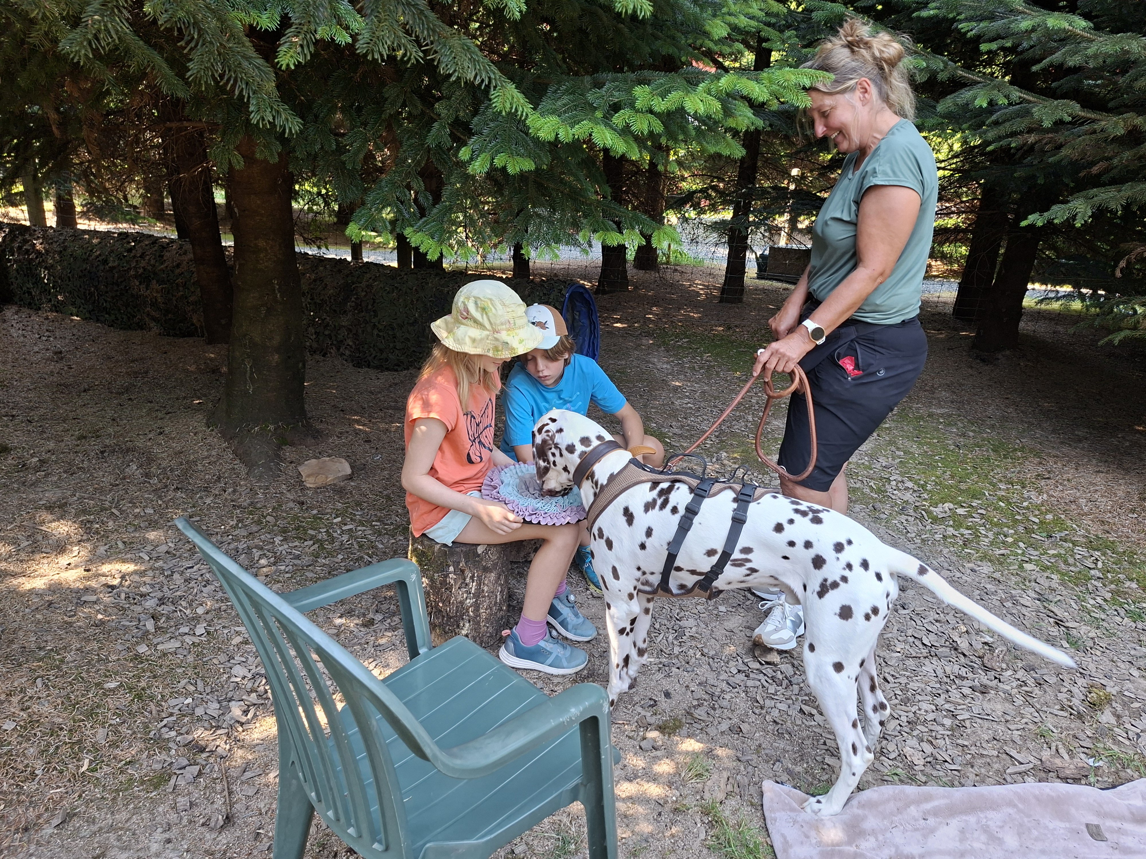 Kind und Hund