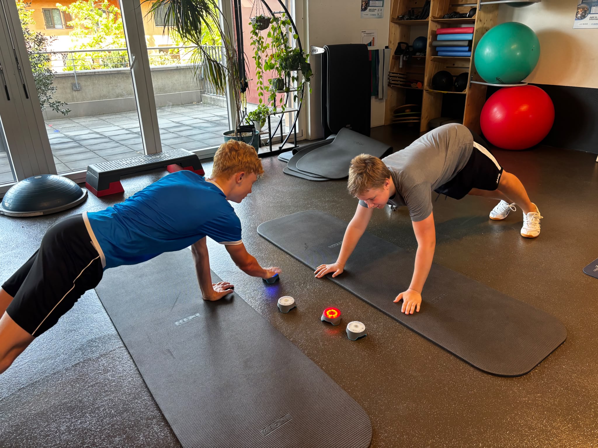 Training im Fitnessstudio
