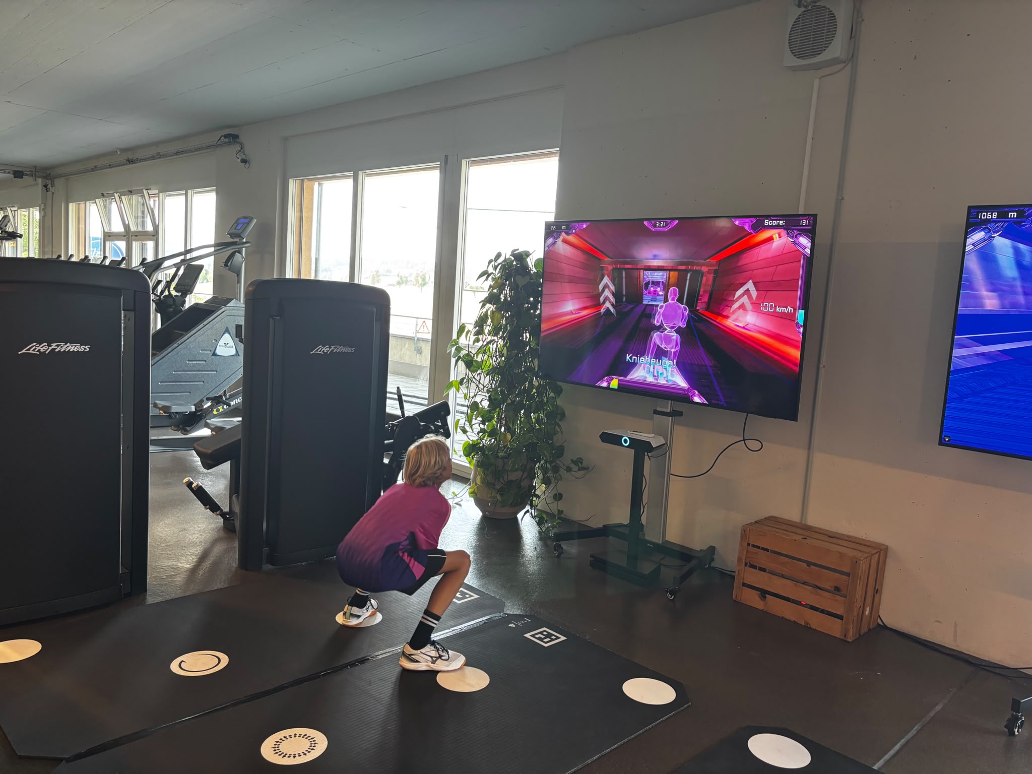 Training im Fitnessstudio